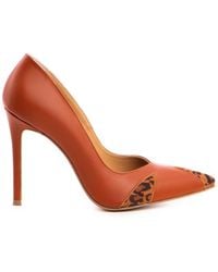 The 5Th Element - Alura Terracotta Leather Pumps - Lyst