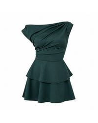 Girl In Mind - Pippa Double Frill Mini Dress - Lyst