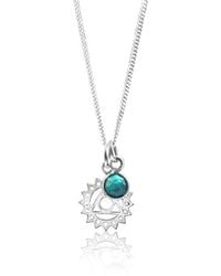 The Jewellery Store London - Throat Chakra/Vishuddha Chakra Charm Necklace - Lyst