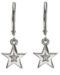 Edge Only - Mini Megastar Drop Earrings Sterling - Lyst