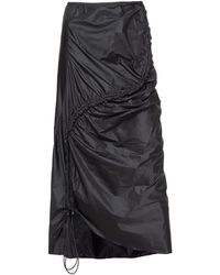 Audrey Vallens - Spades 2 Gathered Seam Skirt - Lyst