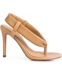 Rag & Co - Neutrals Singles High Heeled Thong Sandals - Lyst
