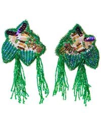 Simitri - Enchanted Ivy Earrings - Lyst