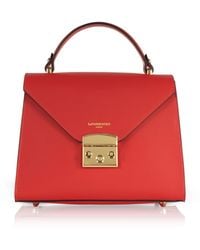 Le Parmentier - Peggy Leather Top Handle Satchel Bag - Lyst