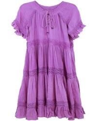 Saachi - Cotton Long Kaftan Dress - Lyst