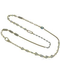 Loni Paul Jewelry - Moonstone, Aquamarine & Pearl Long Necklace - Lyst