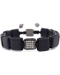 Shar Oke - Onyx Square Bracelet - Lyst