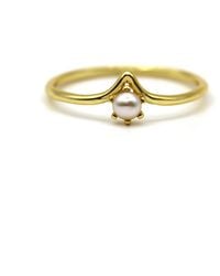 VicStoneNYC Fine Jewelry - Akoya Pearl Unique Curve Ring - Lyst