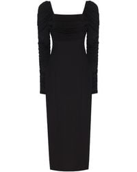 NALÈ - Ava Ruched Sleeves Bodycon Dress - Lyst