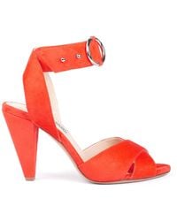 Rosamund Muir London - Montana Coral Suede Heels - Lyst