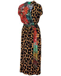 ARTISTA - Terra Wrap Effect Maxi Dress - Lyst