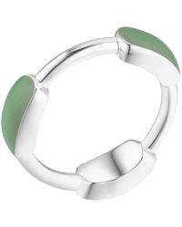 Bermuda Watch Company - Annie Apple Mila Sterling, Enamel Ring - Lyst