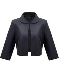 Smart and Joy - Taffeta Crop Jacket - Lyst