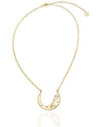 Rare Matters Jewelry - Stellar Arc Clear Quartz Necklace - Lyst