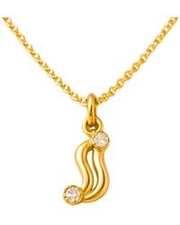 Lily Flo Jewellery - Almost Went The Other Way Diamond Necklace - Lyst