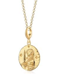 Lily Charmed - Plated Virgo Zodiac Charm Necklace - Lyst