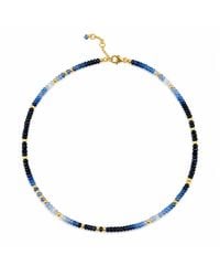 Lalinde - Sapphire Shaded Necklace - Lyst