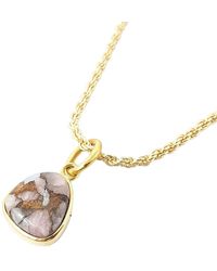 Sophelia - Statement Vermeil Plated Opal October Birthstone Crystal Rope Necklace - Lyst