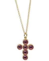 Vintouch Italy - Hope-Plated Rhodolite Necklace - Lyst