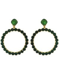 Vickisarge - Yuletide Hoop Earrings - Lyst