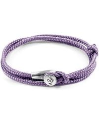 Anchor and Crew - Lilac Dundee & Rope Bracelet - Lyst