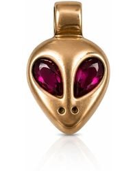 The Lila Lobster - Rose Alien Charm Bronze - Lyst