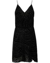 SVETA Milano - Nancy Short Devoré-Velvet Dress - Lyst