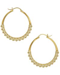 Astor & Orion - Calla Lightweight Hoops Small - Lyst
