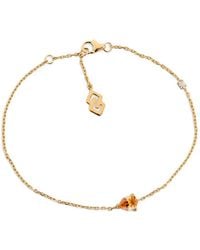 SALLY SKOUFIS - Pure Bracelet With Made Cz Diamond Stimulant - Lyst