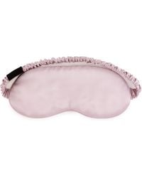 Silk Works - Rose Quartz Mulberry Silk Eye Mask - Lyst