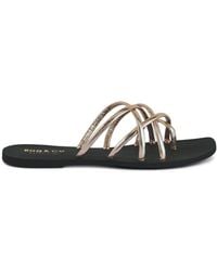 Rag & Co - Sweetin Rose Strappy Flat Slip On Sandals By Rag & Co - Lyst