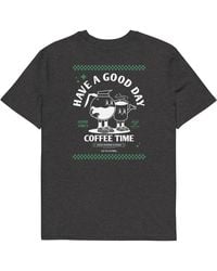 Anchor and Crew - Heather Gustatory Have A Good Day Organic Cotton Embroidered T-Shirt - Lyst