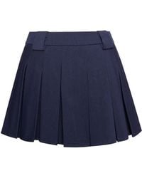 Miss Circle New York - Nasya Pleated Mini Skort - Lyst