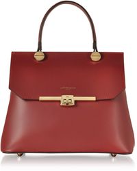 Le Parmentier - Atlanta Top Handle Satchel Bag W/Shoulder Strap - Lyst