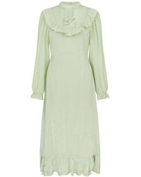 Sour Figs - Ruffled Midi Dress - Lyst