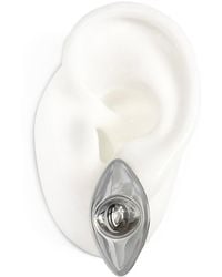Jagged Halo Jewelry - Athena Evil Eye Stud Earrings - Lyst