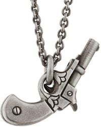 Snake Bones - Gun Pendant - Lyst