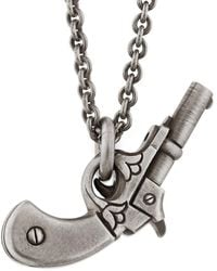 Snake Bones - Gun Pendant - Lyst