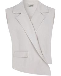 Thisisu Collection - Vera Oversize Vest – Ecru - Lyst