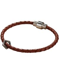 Posh Totty Designs - Fine Leather Geometric Bracelet - Lyst