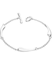 Lucy Quartermaine - Solid Sterling Triple Drop Bracelet - Lyst