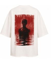 mysimplicated - Neutrals Horizon Oversized Off- Tee W - Lyst