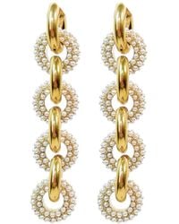 Vicky&Nico - Bridal Pearl Harmony Drop Earrings - Lyst