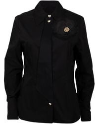 Laines London - Laines Couture Tie Shirt With Corsage - Lyst