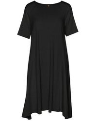 Conquista - Dress With Uneven Hemline - Lyst