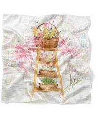 ADIBA - The Rosé Garden Bag Hair Scarf - Lyst