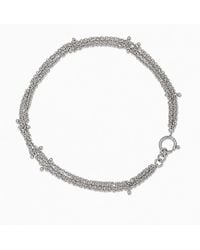 Kirei - Ripple Steel Multi-Chain Necklace - Lyst