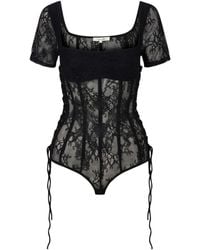Empress Mimi - Lilith Lace Bodysuit - Lyst