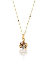 Kasun - Entwined Dark Crystal Pearl Necklace – - Lyst