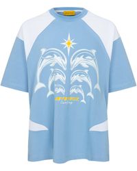 Je Te Veux - Off Shore Dolphin Printed T-Shirt - Lyst